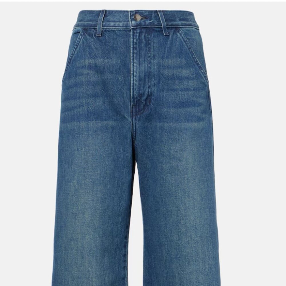 Veronica Beard High Rise Wide Leg Jeans Size 26 NWT